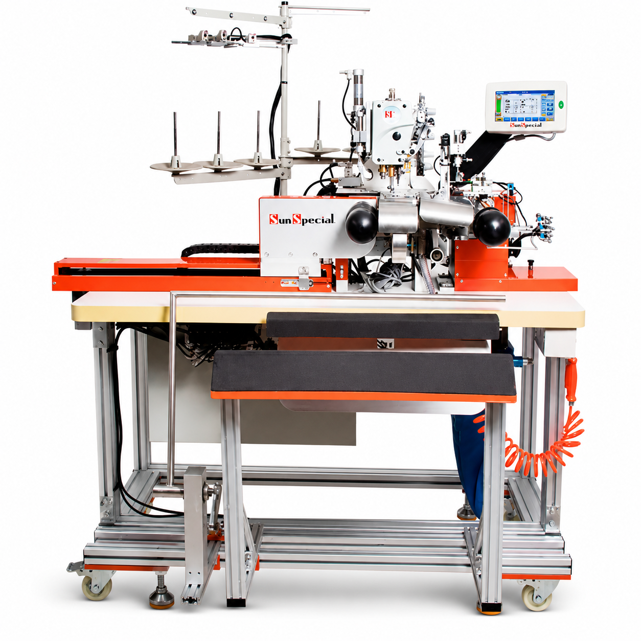 Máquina Costura Industrial Galoneira Cilíndrica Automática SS-07A 220V – Sun Special