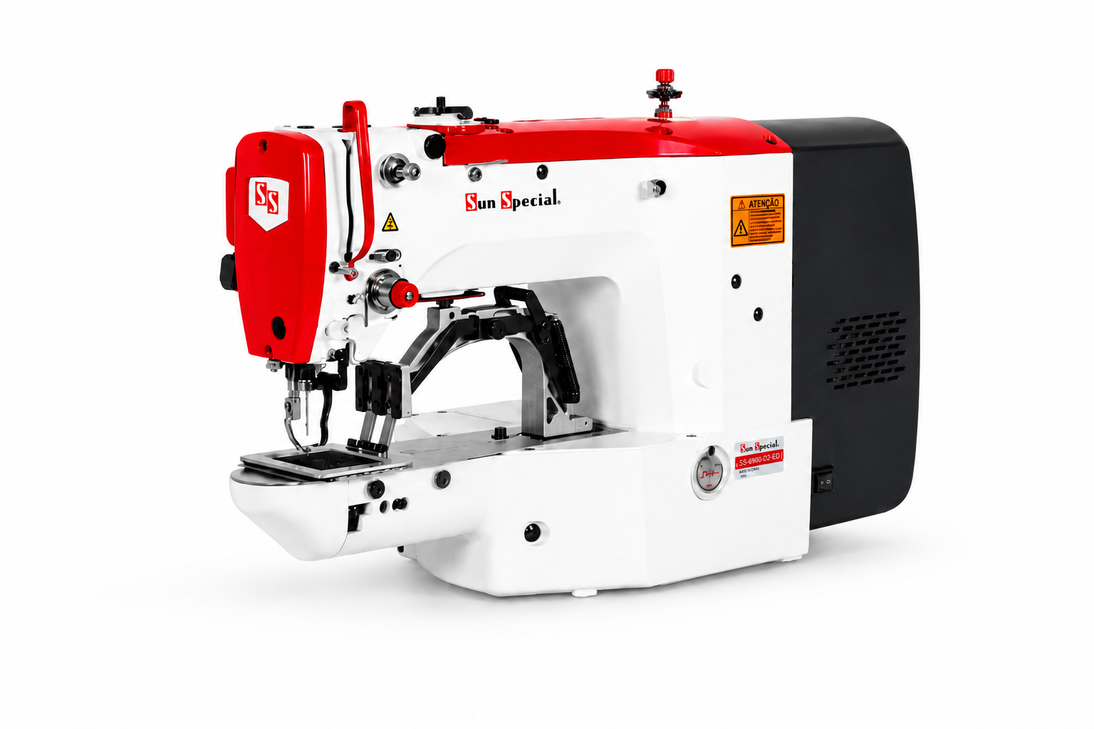 Máquina de Costura Industrial Filigrana Direct Drive 60x50mm SS1965BE-H-DH 220V Sun Special