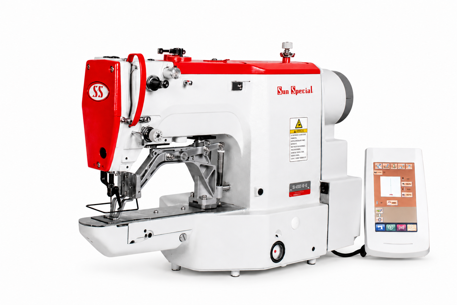 Máquina Travete Industrial Eletrônica Direct Drive SS430CS-DL-02 220V Sun Special