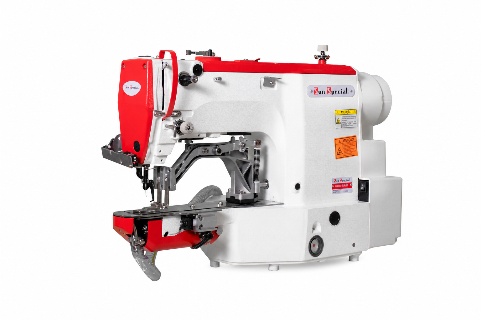 Máquina Travete Industrial Eletrônica Direct Drive com Lançadeira Grande SS430D-QS-H-DH 220V Sun Special