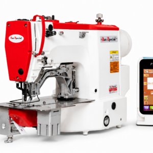 MÁQUINA DE COSTURA INDUSTRIAL TRAVETE ELETRÔNICA PARA REFORÇO SUN SPECIAL SS430-DC-J-H-DH – 220V