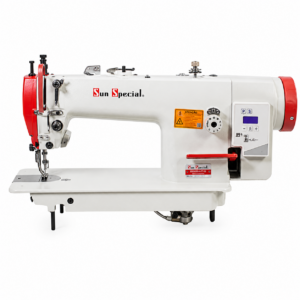 Máquina de Costura Industrial Reta Transporte Duplo Direct Drive 8 mm SS0303D-H-FT-QI - Sun Special