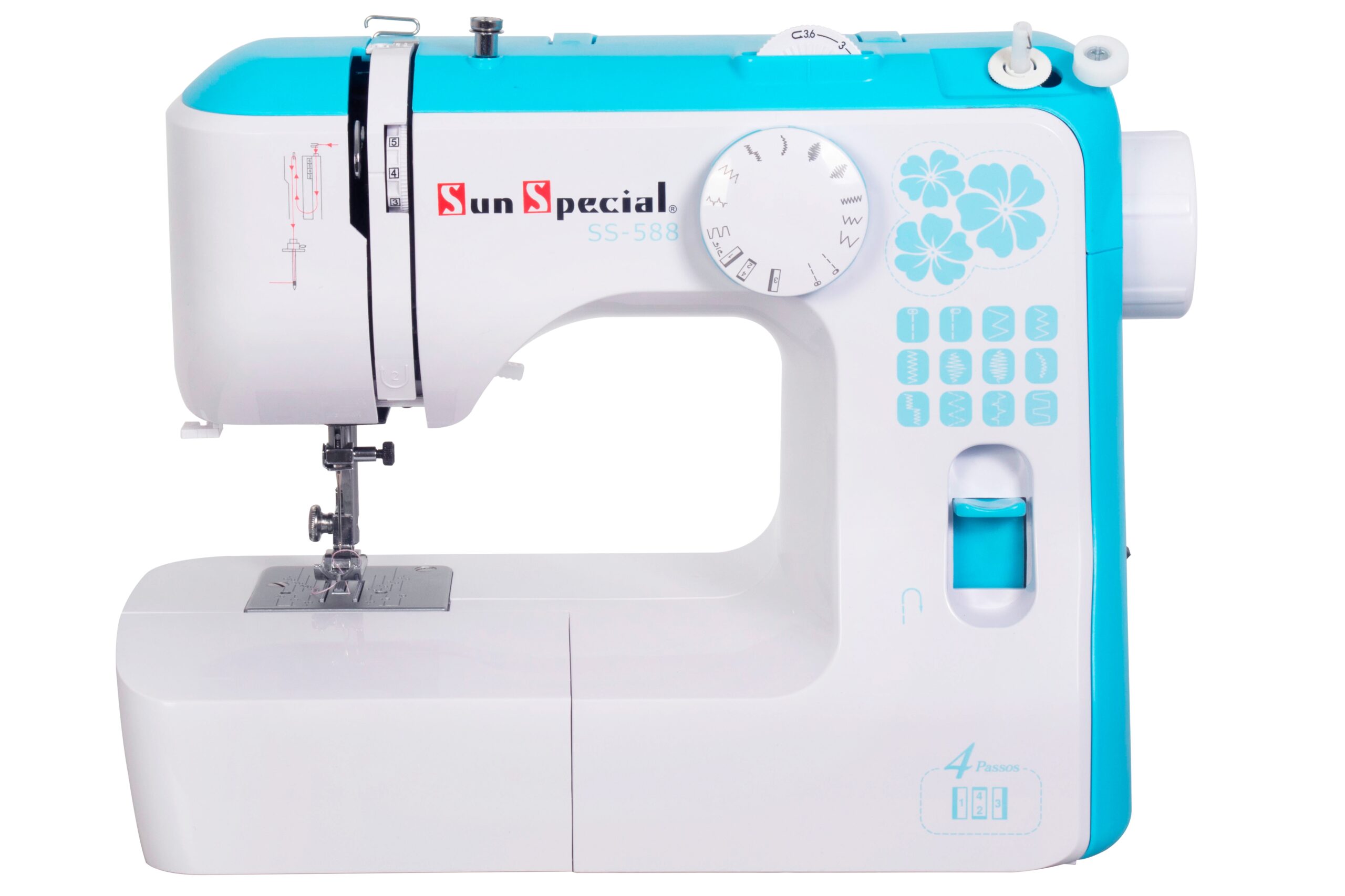 Máquina de Costura Doméstica Mecânica Sun Special SS-588 - Imagem 3