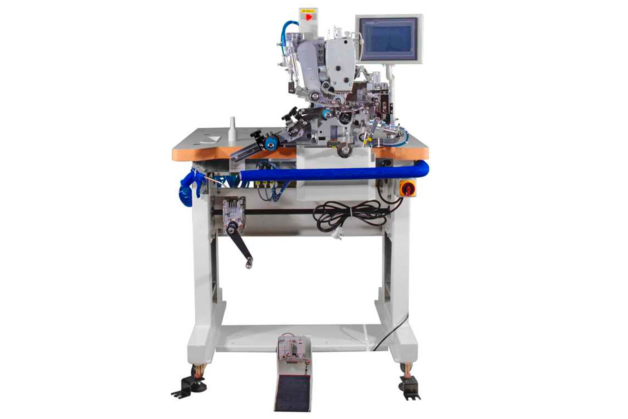 Máquina de Costura Industrial Automática para Barra de Calças e Bermudas GC6771/ZG