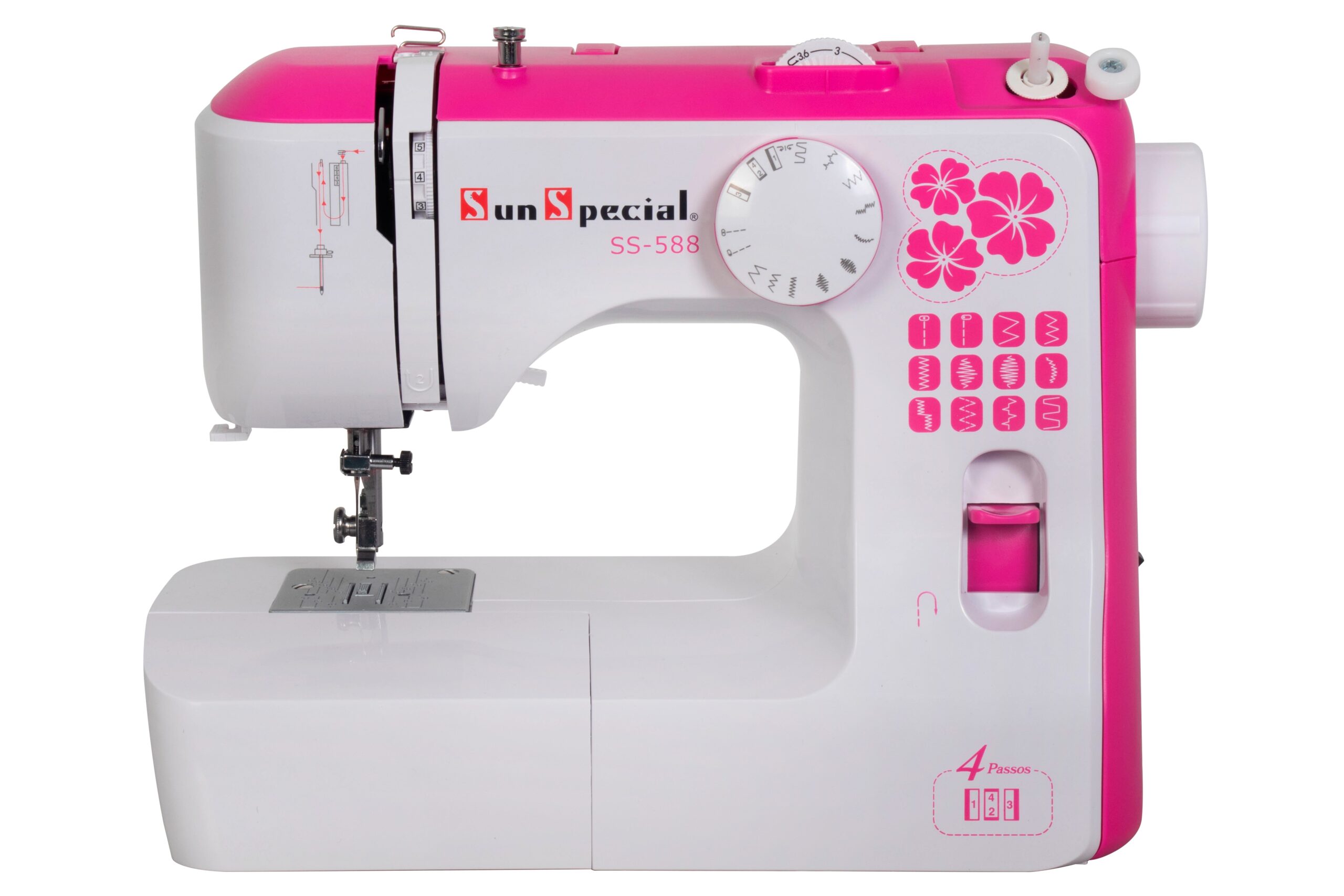 Máquina de Costura Doméstica Mecânica Sun Special SS-588 - Imagem 2