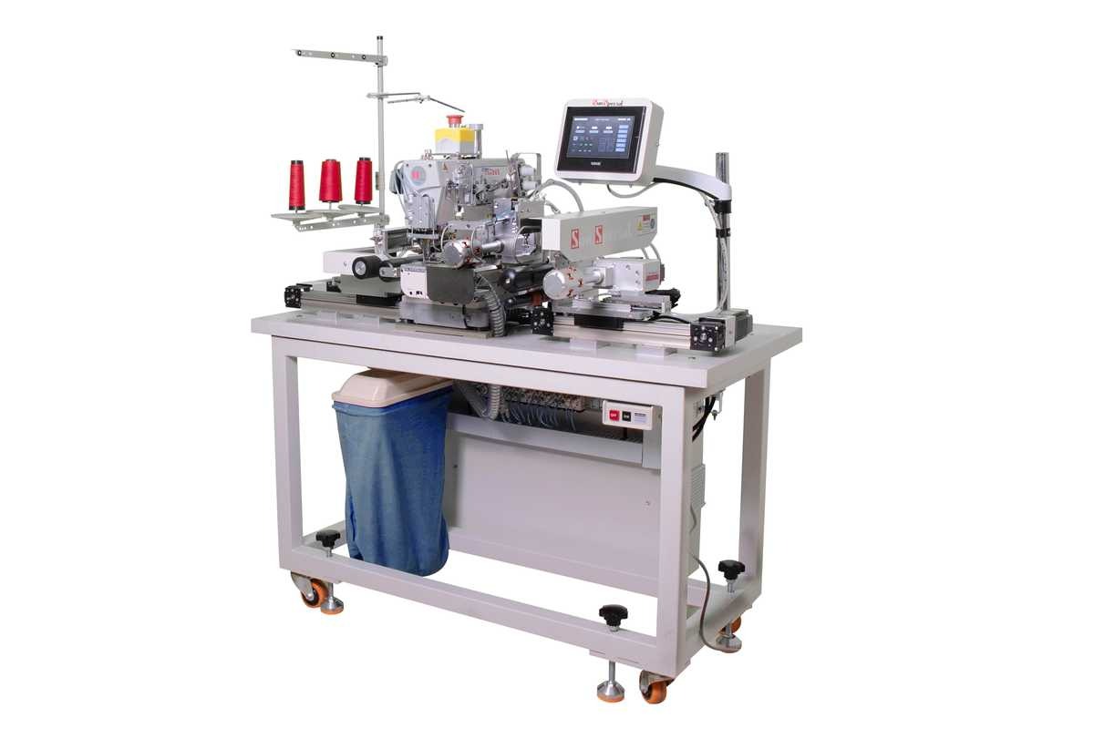 Máquina de Costura Industrial Galoneira Cilíndrica Automática para Aplicação de Elástico SS-08A - Sun Special