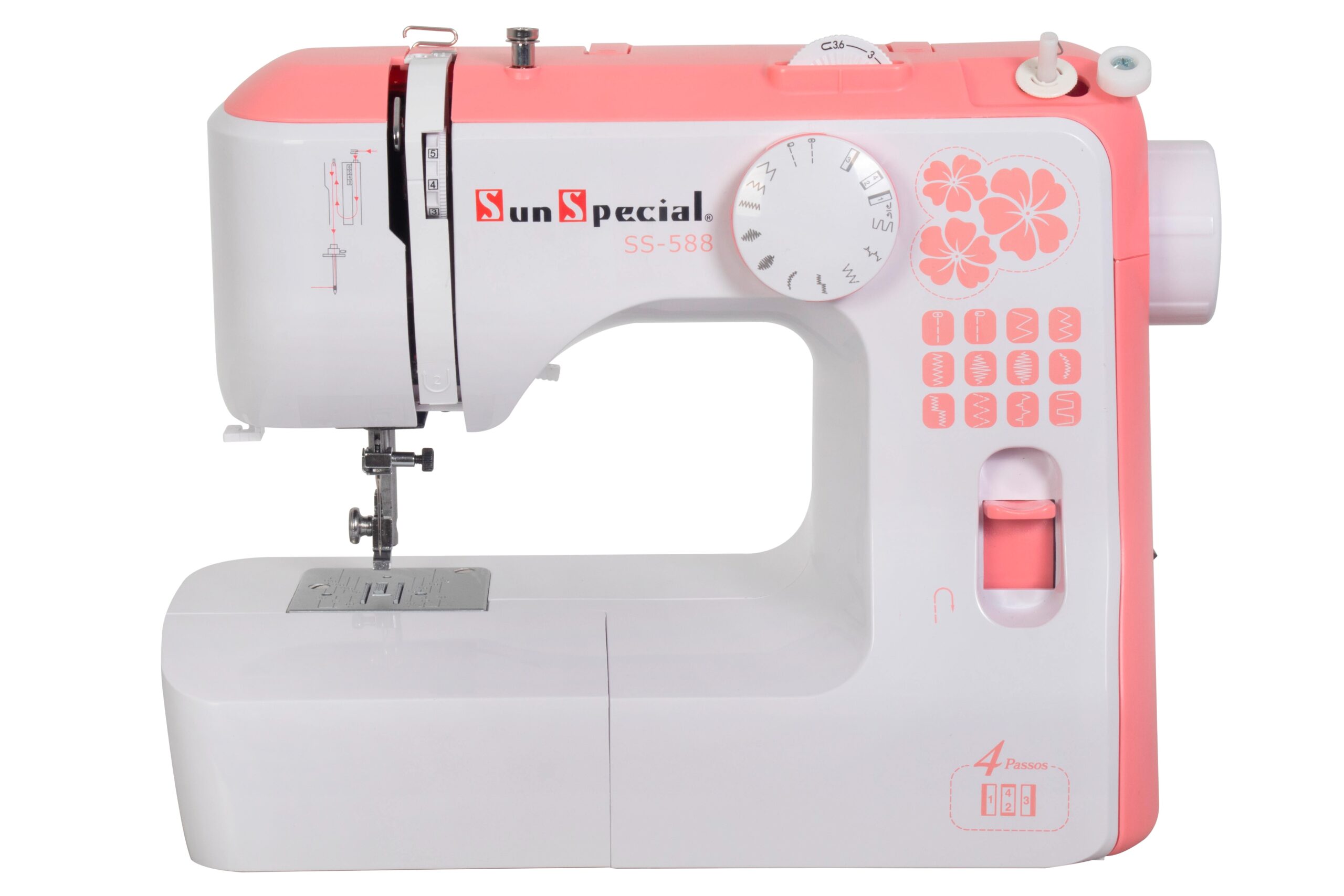 Máquina de Costura Doméstica Mecânica Sun Special SS-588 - Imagem 5