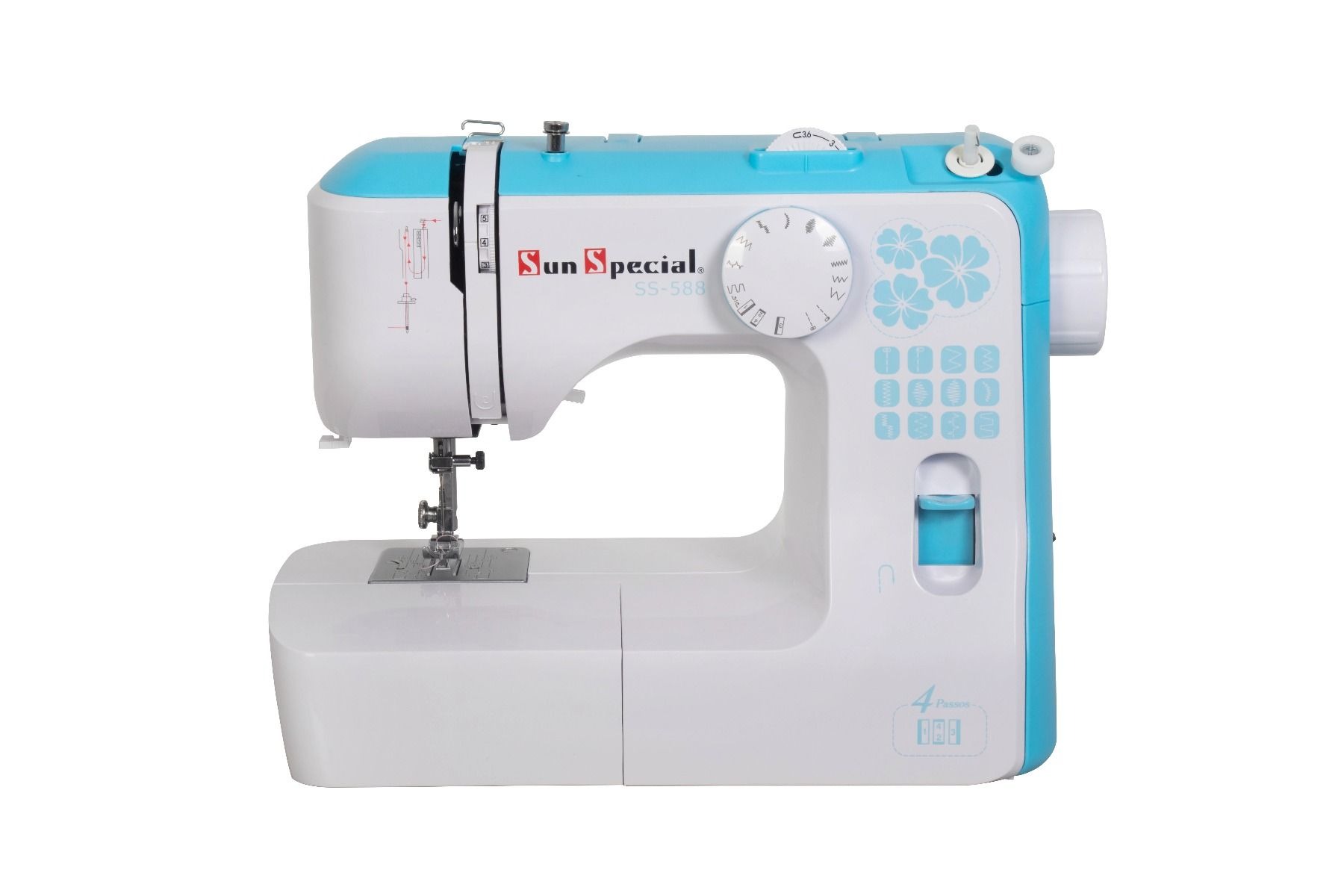 Máquina de Costura Doméstica Mecânica Sun Special SS-588