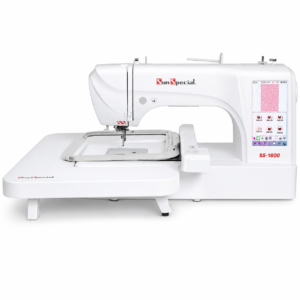Máquina Bordado Doméstica SS-1600 Bivolt Eletrônica Branca - Sun Special